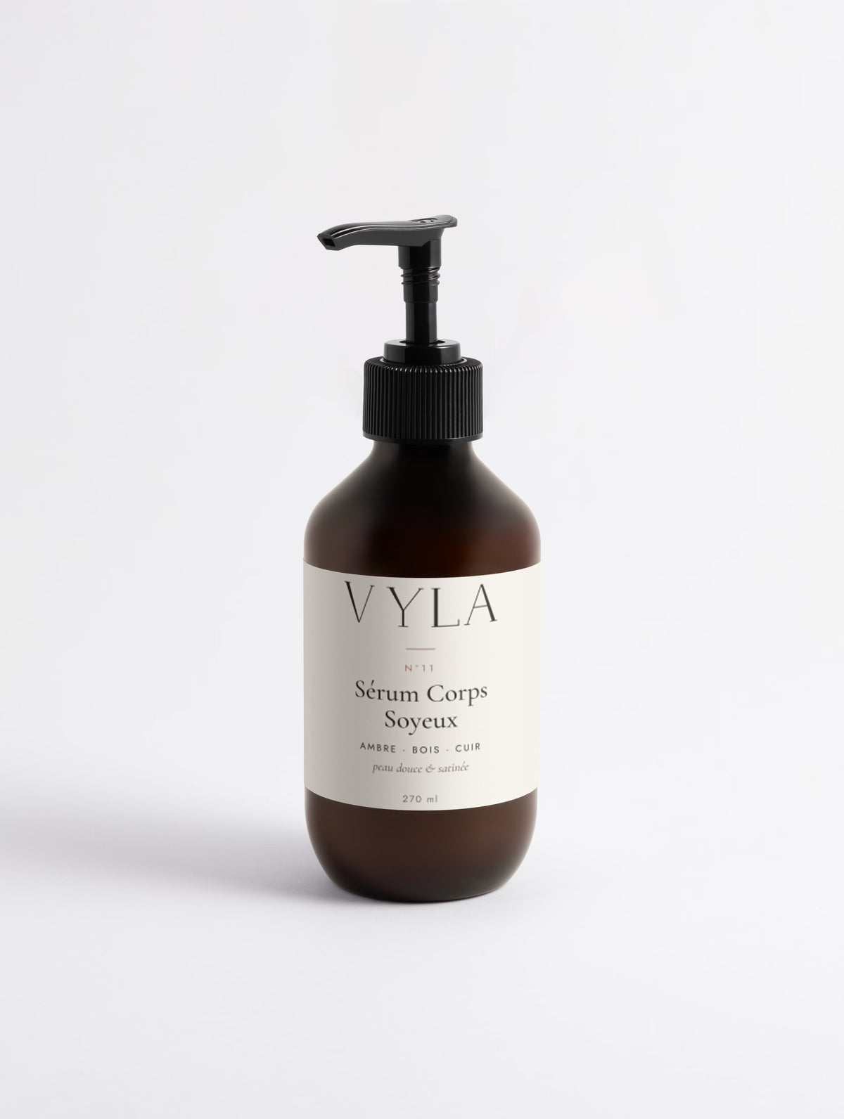 Sérum corps parfumé ambre VYLA – flacon pompe